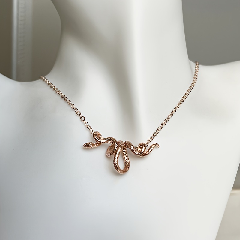 Sexy Twisted Snake Necklace — Minimalist Pendant